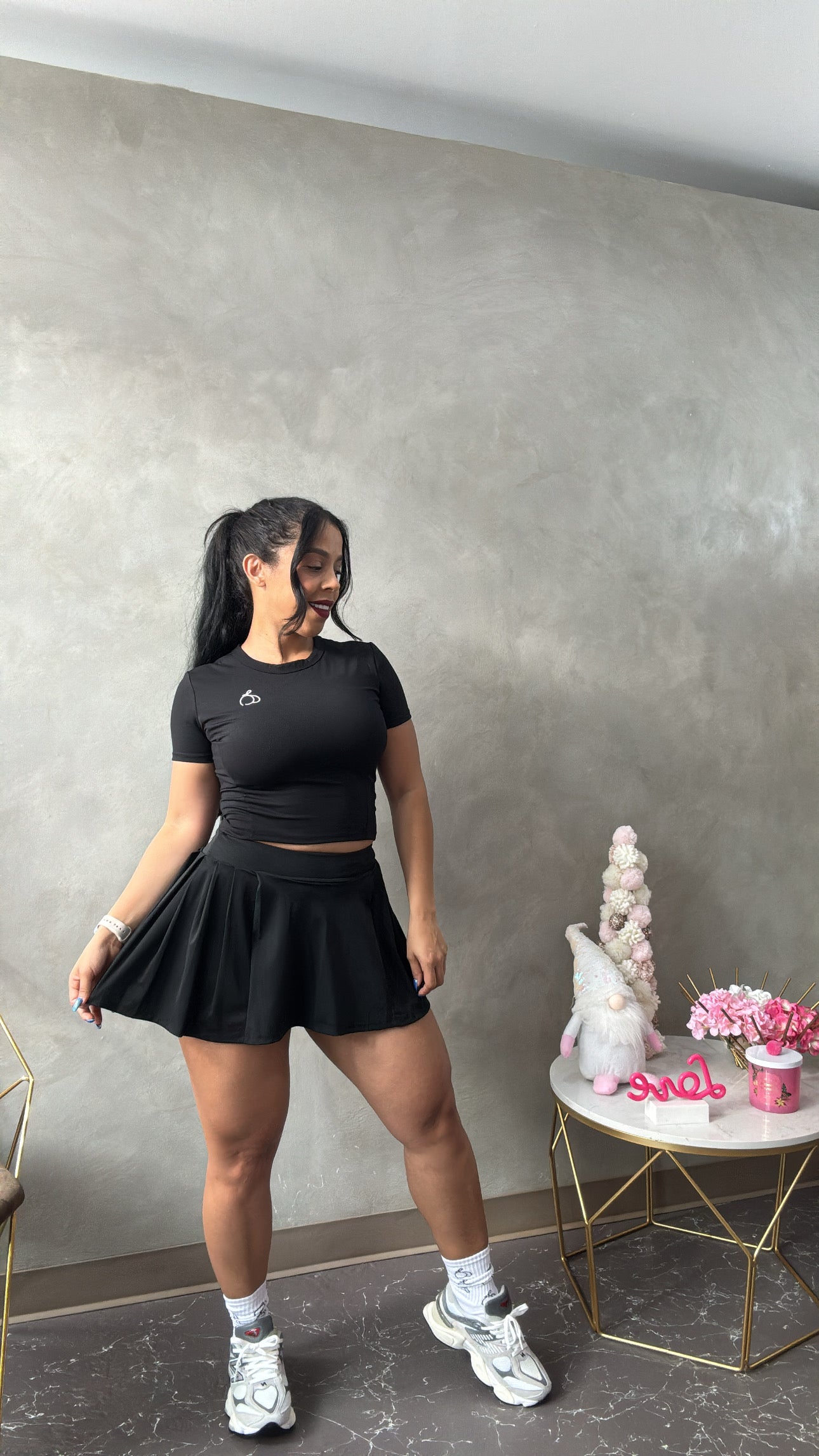 Peachy Skirt Set