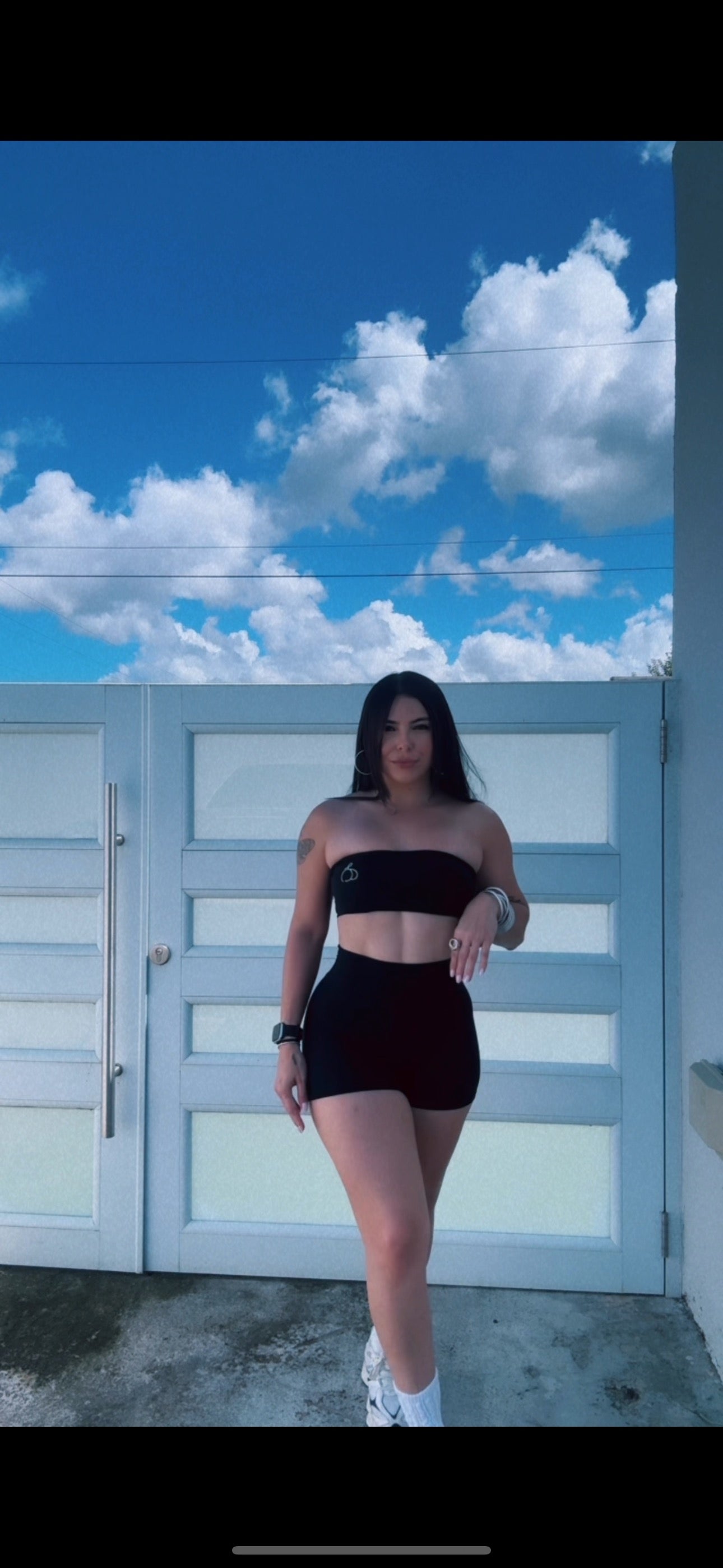 Sexy Black Tube Set