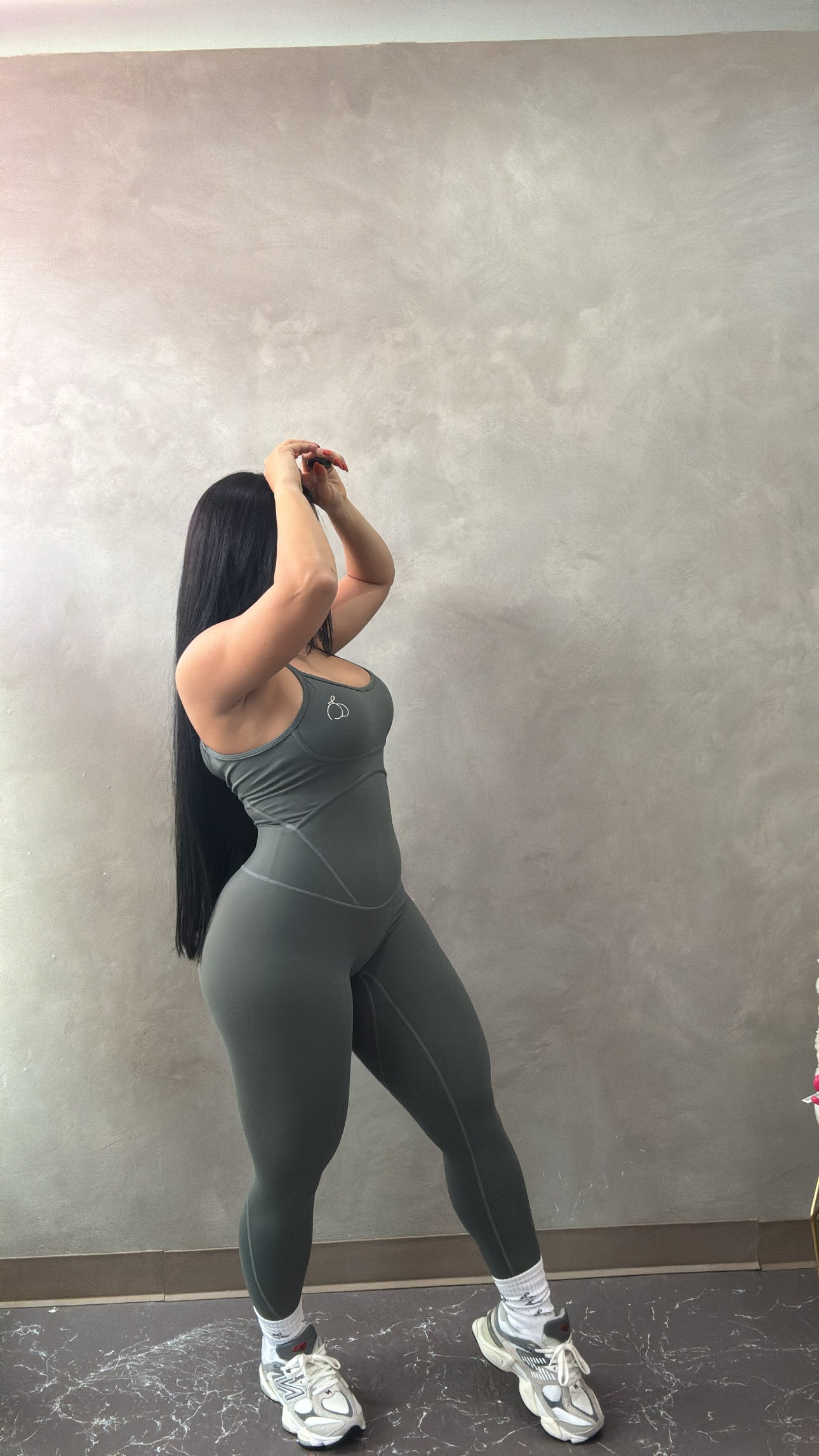Olive Skinny Jumpsuit