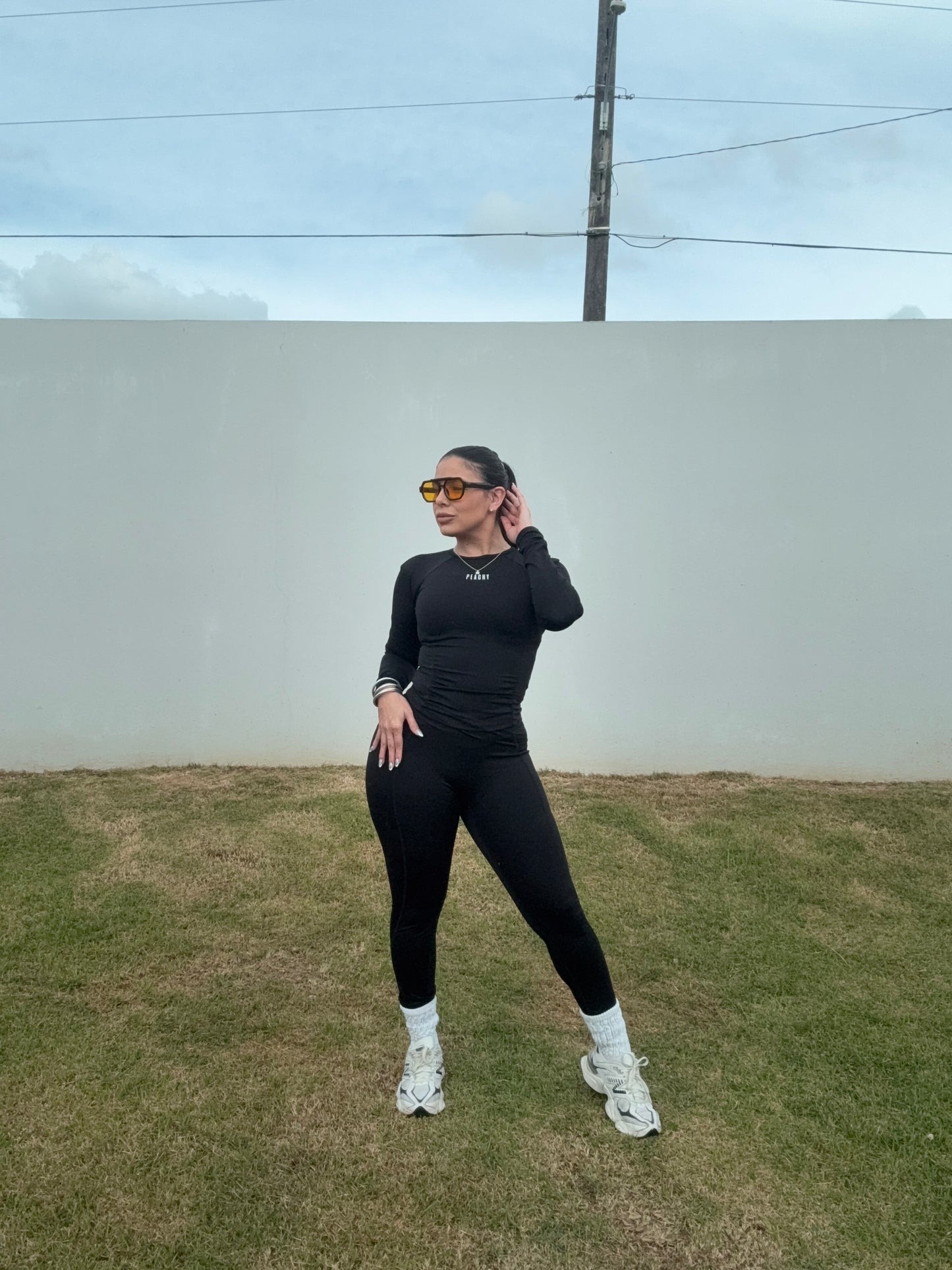 Black Skinny pant Set