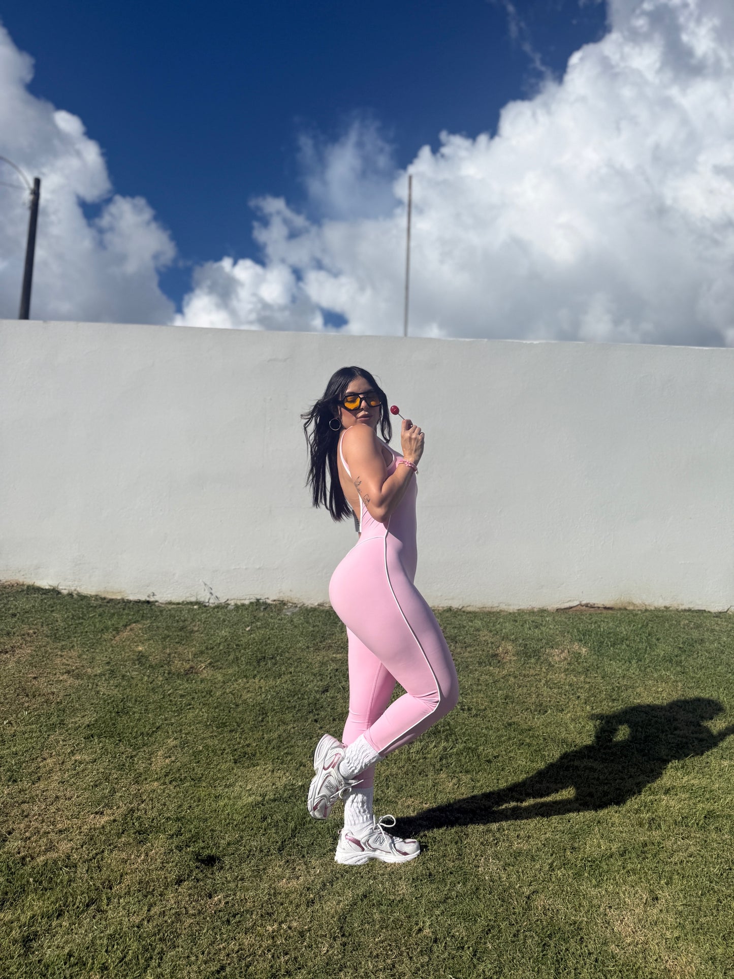 Sweet Pink Easter Jumpsuit