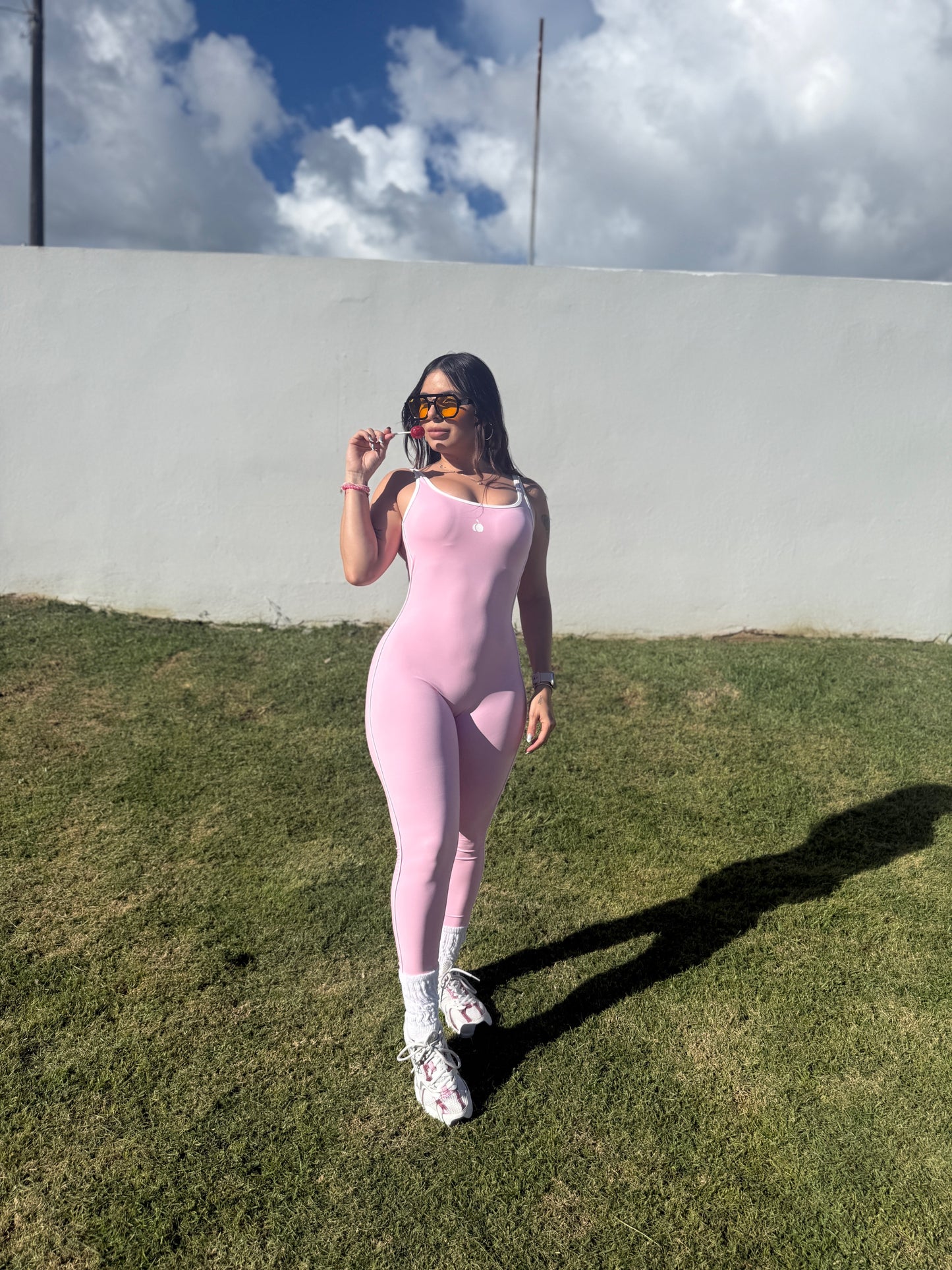 Sweet Pink Easter Jumpsuit