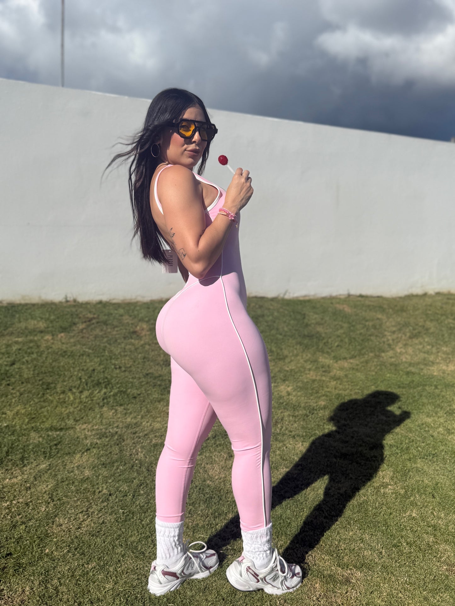 Sweet Pink Easter Jumpsuit