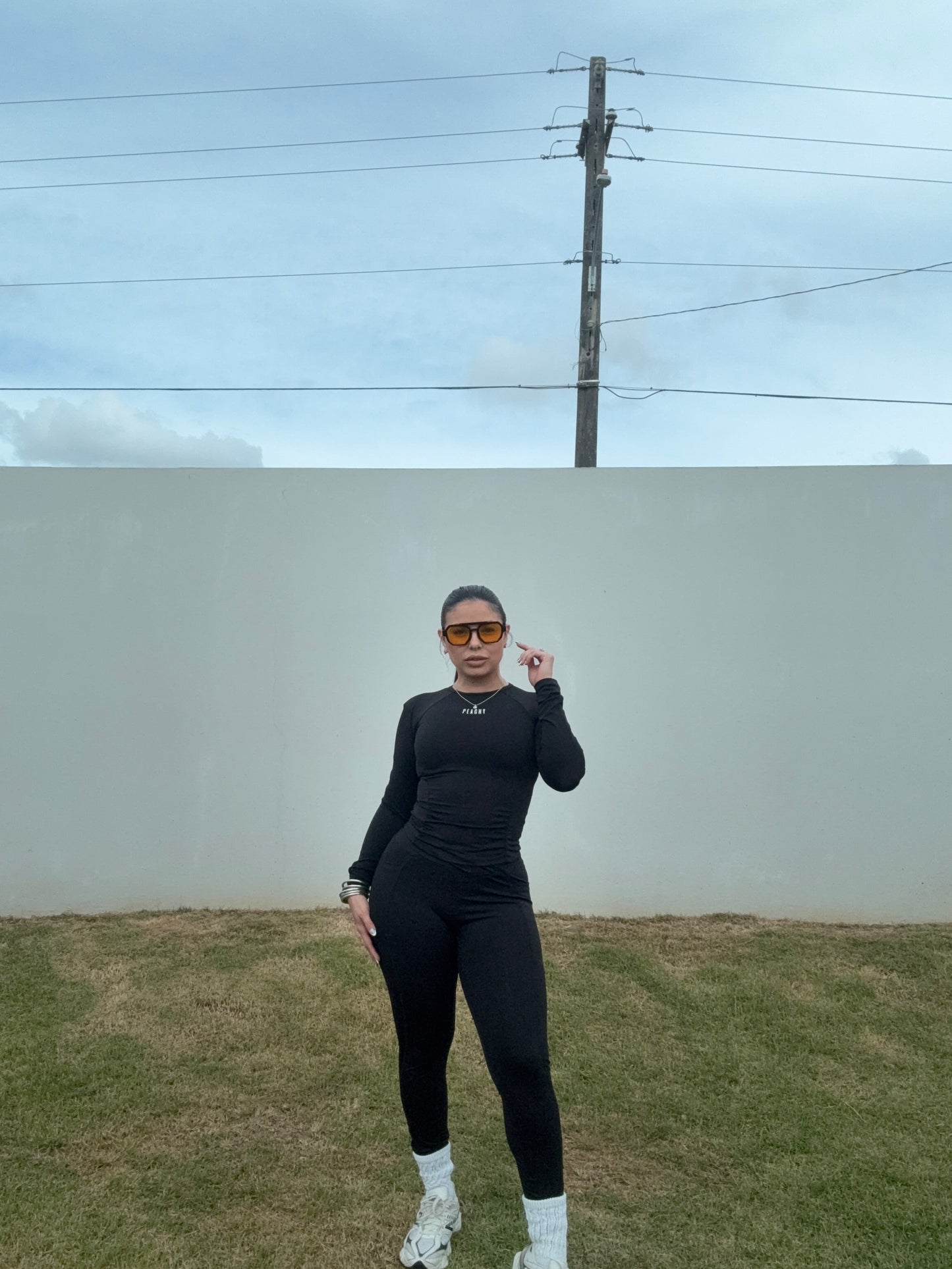 Black Skinny pant Set