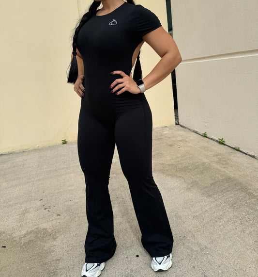 Black Flare Jumpsuit