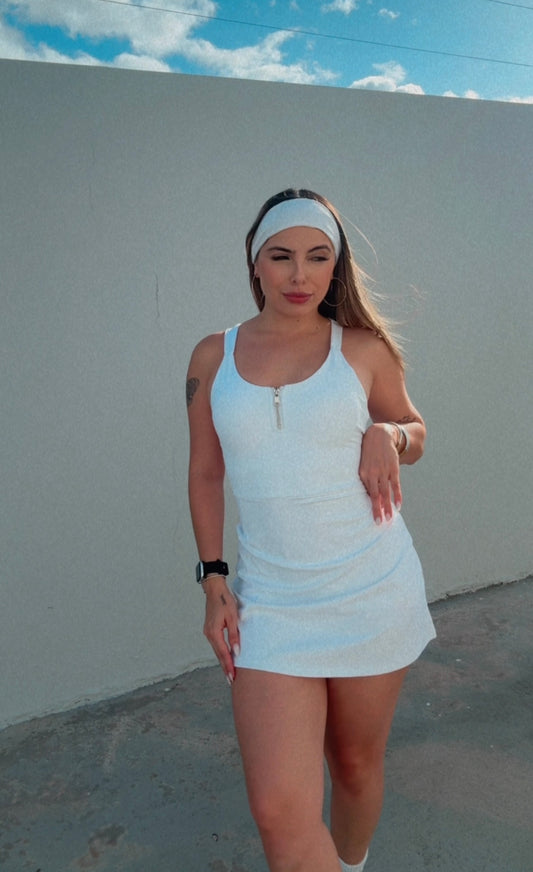 Sweet White Short Dress