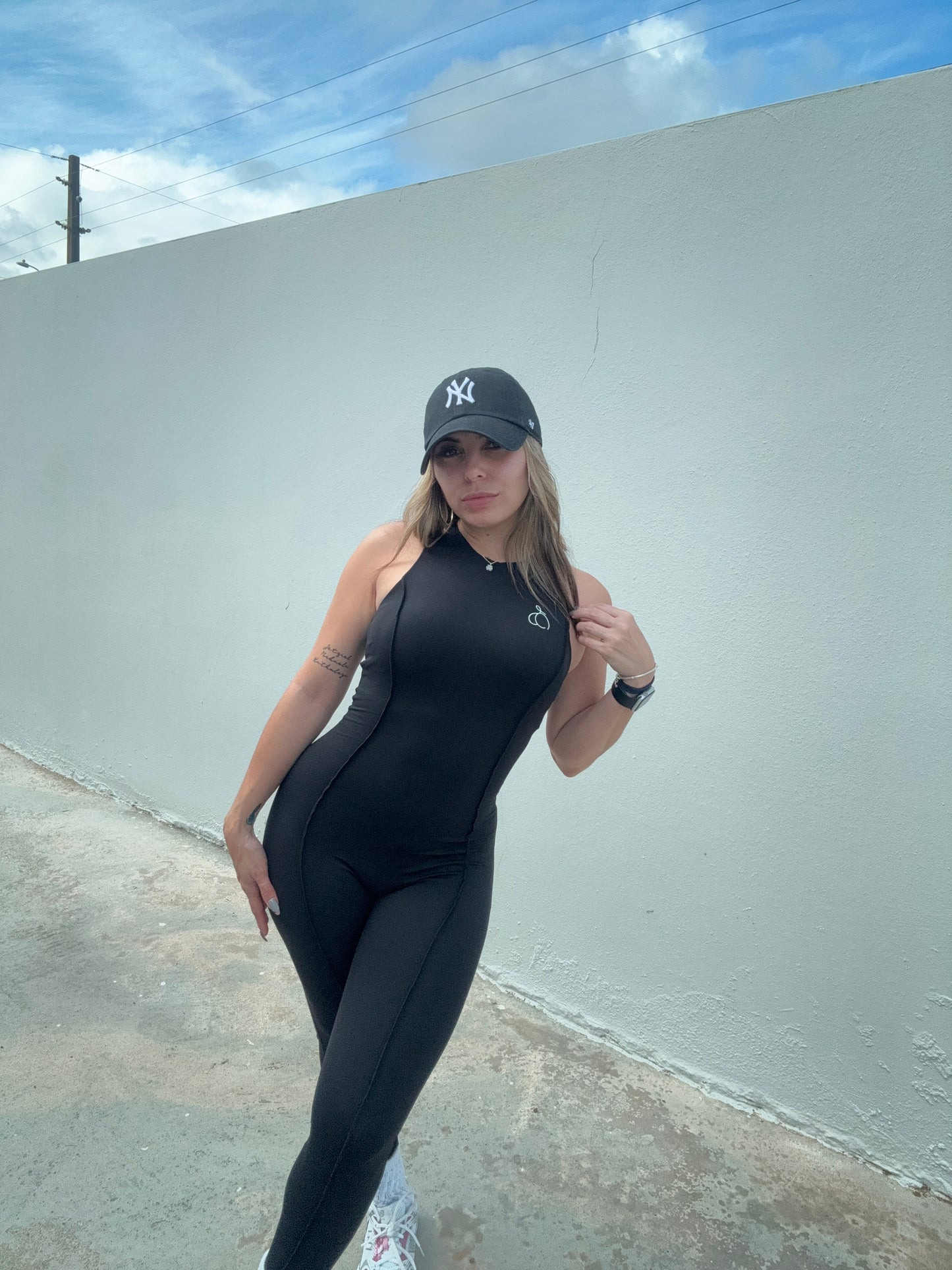 Black Skinny Jumpsuit